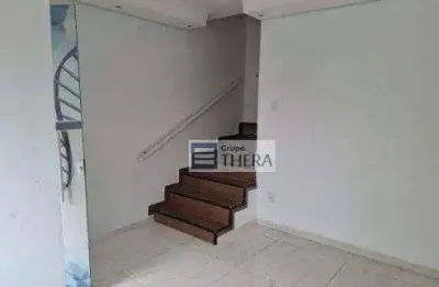 Sobrado para alugar, 62 m² por r$ 2.240/mês - vila alzira - santo andré/sp