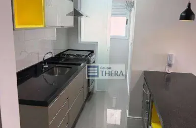 Apartamento com 2 dormitórios para alugar, 65 m² por R$ 4.359,91/mês - Osvaldo Cruz - São Caetano do Sul/SP