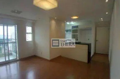 Apartamento com 2 dormitórios para alugar, 67 m² por R$ 3.306,00/mês - Vila Valparaíso - Santo André/SP
