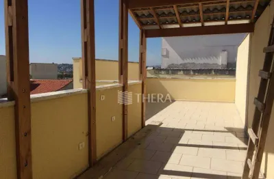 Cobertura com 2 dormitórios à venda, 98 m² por r$ 420.000,00 - vila camilópolis - santo andré/sp