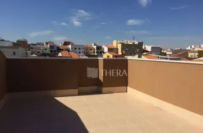 Cobertura à venda, 98 m² por r$ 420.000,00 - vila camilópolis - santo andré/sp