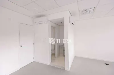 Sala para alugar, 33 m² por r$ 2.196,00/mês - vila homero thon - santo andré/sp