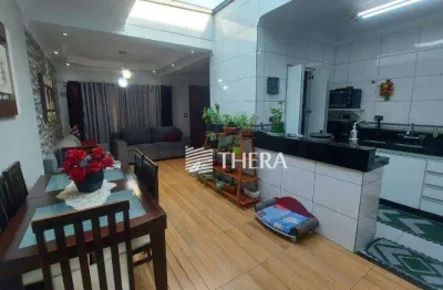 Casa com 2 dormitórios à venda, 153 m² por r$ 723.000,00 - vila tibiriçá - santo andré/sp