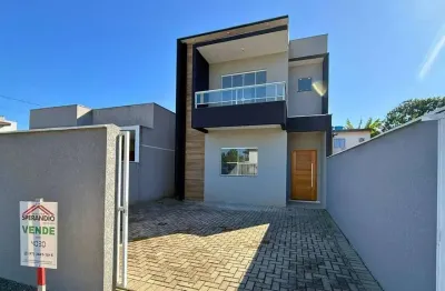 Sobrado com 2 dormitórios à venda, 98 m² por r$ 495.000,00 - balneário itapoá - itapoá/sc