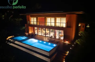 Casa nova exclusiva 5 suítes mobiliada piscina 5 vagas