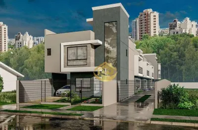 Sobrado com 3 dormitórios à venda, 120 m² por r$ 670.000,00 - uberaba - curitiba/pr