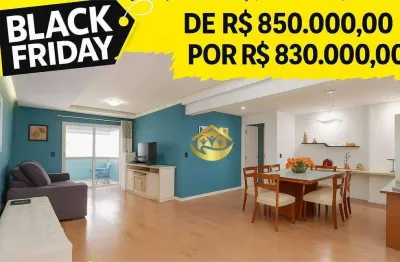 Apartamento com 3 dormitórios à venda, 109 m² por r$ 830.000,00 - agua verde - curitiba/pr