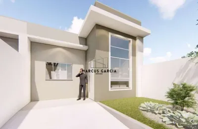 Duas Casa Geminada  à Venda no Jardim Europa I – Cambé/PR | 3 Quartos | 74m² Construídos | Terreno 125m² | Pé Direito Alto | Churrasqueira