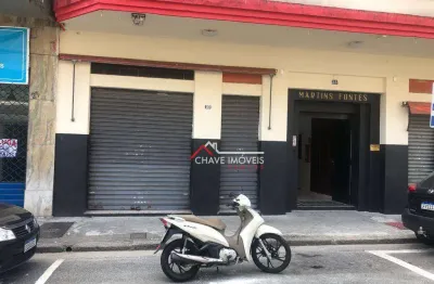 Loja para alugar, 43 m² por r$ 3.500,02/mês - centro - santos/sp