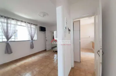 Apartamento com 2 dormitórios para alugar, 70 m² por R$ 3.000,02/mês - Gonzaga - Santos/SP