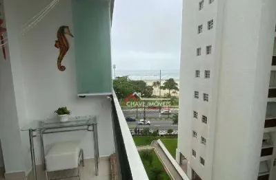 Excelente apartamento a venda no melhor ponto do gonzaga em santos na frente do mar