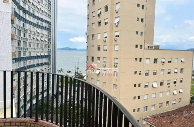 Apartamento com 1 dormitório, 66 m² - venda por r$ 430.000,00 ou aluguel por r$ 2.400,01/mês - ponta da praia - santos/sp