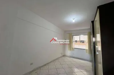 Kitnet com 1 dormitório para alugar, 32 m² por r$ 2.300,02/mês - aparecida - santos/sp