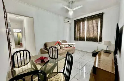 Apartamento com 2 dormitórios à venda, 61 m² por r$ 330.000,00 - marapé - santos/sp