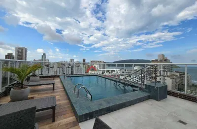 Apartamento com 2 dormitórios à venda, 81 m² por r$ 850.000,00 - aparecida - santos/sp