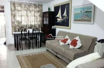 Casa com 2 dormitórios à venda, 120 m² por r$ 372.000,00 - vila são jorge - santos/sp