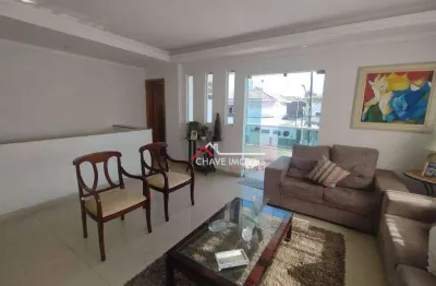 Sobrado com 3 dormitórios à venda, 239 m² por r$ 1.300.000,00 - estuário - santos/sp