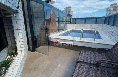 Cobertura com 4 dormitórios, 224 m² - venda por r$ 1.990.000,00 ou aluguel por r$ 13.090,00/mês - ponta da praia - santos/sp