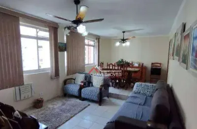 Apartamento com 3 dormitórios à venda, 125 m² por r$ 895.000,00 - gonzaga - santos/sp