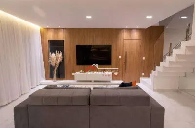 Casa nova com piscina, com 3 suítes, à venda, 175 m² por r$ 2.660.000 - aparecida - santos/sp
