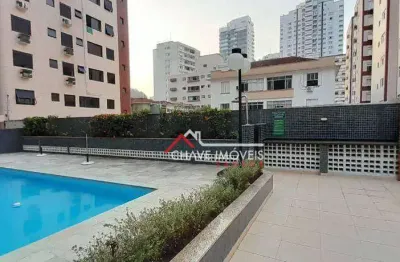 Apartamento com 2 dormitórios para alugar, 63 m² por r$ 4.546,08/mês - pompéia - santos/sp