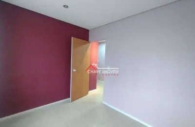 Sala para alugar, 25 m² por r$ 2.500,02/mês - boqueirão - santos/sp