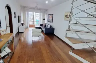 Cobertura com 3 dormitórios à venda, 274 m² por r$ 2.000.000,00 - boqueirão - santos/sp