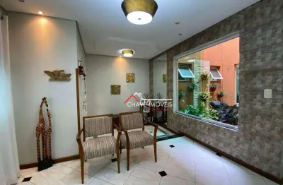 Sobrado triplex  com 4 dormitórios à venda, 180 m² por r$ 1.500.000 - embaré - santos/sp