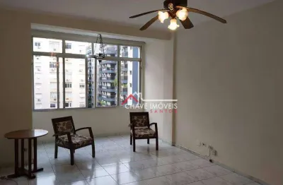Apartamento com 3 dormitórios à venda, 150 m² por r$ 690.000,00 - boqueirão - santos/sp