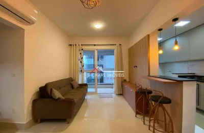 Apartamento com 1 dormitório, 52 m² - venda por r$ 760.000,00 ou aluguel por r$ 4.990,02/mês - embaré - santos/sp