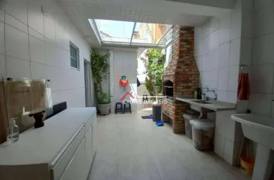 Casa com 3 dormitórios à venda, 152 m² por r$ 1.300.000,00 - embaré - santos/sp