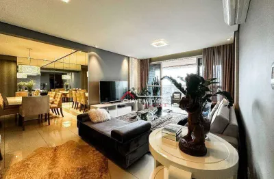 Apartamento com 3 dormitórios à venda, 180 m² por r$ 2.500.000,00 - aparecida - santos/sp