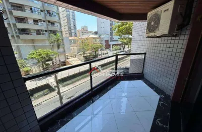 Apartamento com 2 dormitórios à venda, 120 m² por r$ 1.060.000,00 - aparecida - santos/sp