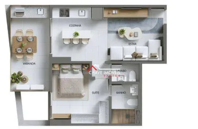 Apartamento com 1 dormitório à venda, 59 m² por r$ 670.000,00 - ponta da praia - santos/sp