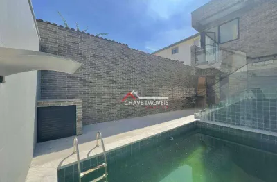 Casa à venda, 330 m² por r$ 2.199.000,00 - embaré - santos/sp