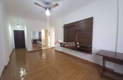 Apartamento com 1 dormitório para alugar, 59 m² por R$ 2.500,02/mês - Aparecida - Santos/SP