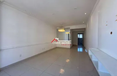 Apartamento com 3 dormitórios, 112 m² - venda por r$ 800.000,00 ou aluguel por r$ 6.500,02/mês - boqueirão - santos/sp