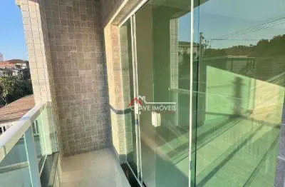 Casa duplex nova com 3 dormitórios à venda, 134 m² por r$ 890.000 - aparecida - santos/sp