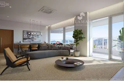 Apartamento com 3 dormitórios à venda, 224 m² por r$ 3.630.000,00 - gonzaga - santos/sp