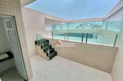 Casa com 3 dormitórios à venda, 250 m² por r$ 1.700.000,00 - boqueirão - santos/sp