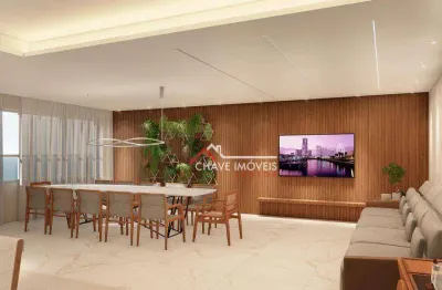 Apartamento com 3 dormitórios à venda, 170 m² por r$ 2.590.100,00 - aparecida - santos/sp