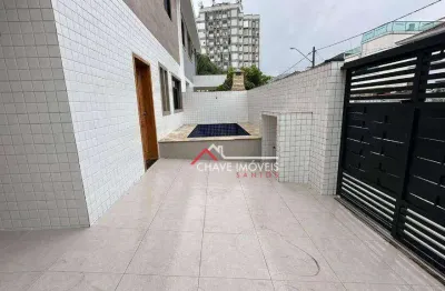 Sobrado à venda, 140 m² por r$ 1.437.000,00 - vila belmiro - santos/sp