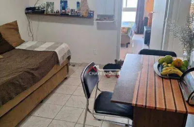 Apartamento com 2 dormitórios à venda, 44 m² por r$ 450.000,00 - aparecida - santos/sp