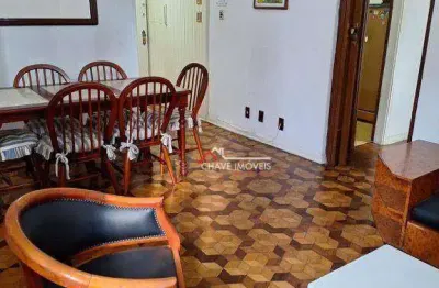Apartamento com 2 dormitórios à venda, 118 m² por r$ 590.000,00 - gonzaga - santos/sp