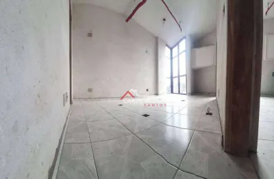 Sala à venda, 44 m² por r$ 371.000,00 - vila mathias - santos/sp