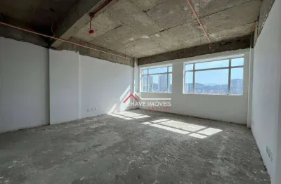Sala para alugar, 48 m² por r$ 2.900,01/mês - encruzilhada - santos/sp