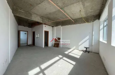 Sala para alugar, 41 m² por r$ 2.700,01/mês - encruzilhada - santos/sp