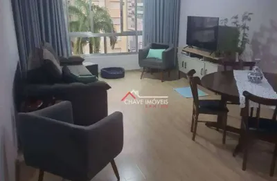Apartamento à venda, 122 m² por r$ 800.000,00 - gonzaga - santos/sp