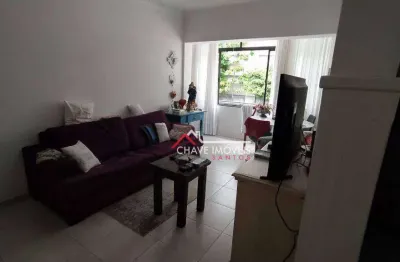 Apartamento com 3 dormitórios à venda, 86 m² por r$ 511.000,00 - boqueirão - santos/sp