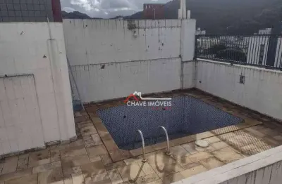 Cobertura com 2 dormitórios à venda, 300 m² por r$ 850.000,00 - campo grande - santos/sp
